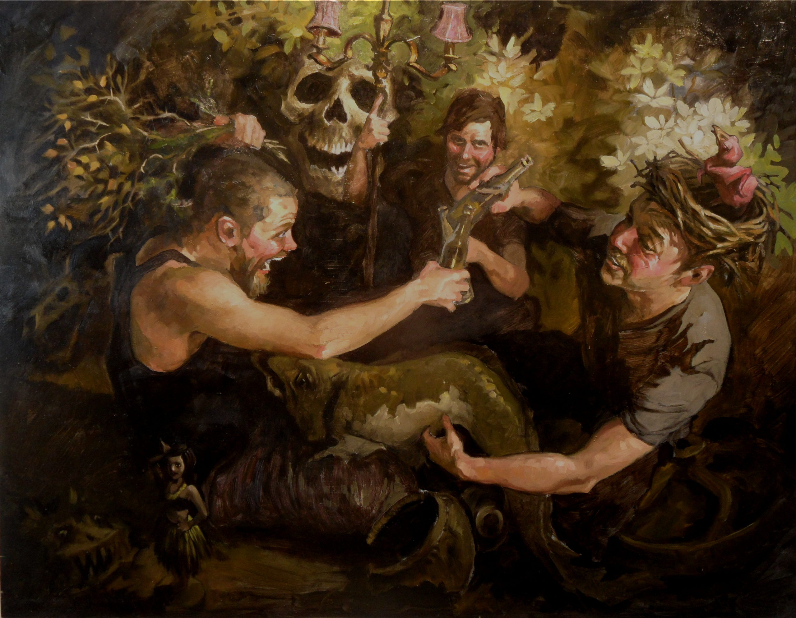 HurmahenkiÃ¤-2015-Ã¶ljy-puulevylle-70x-100cm1