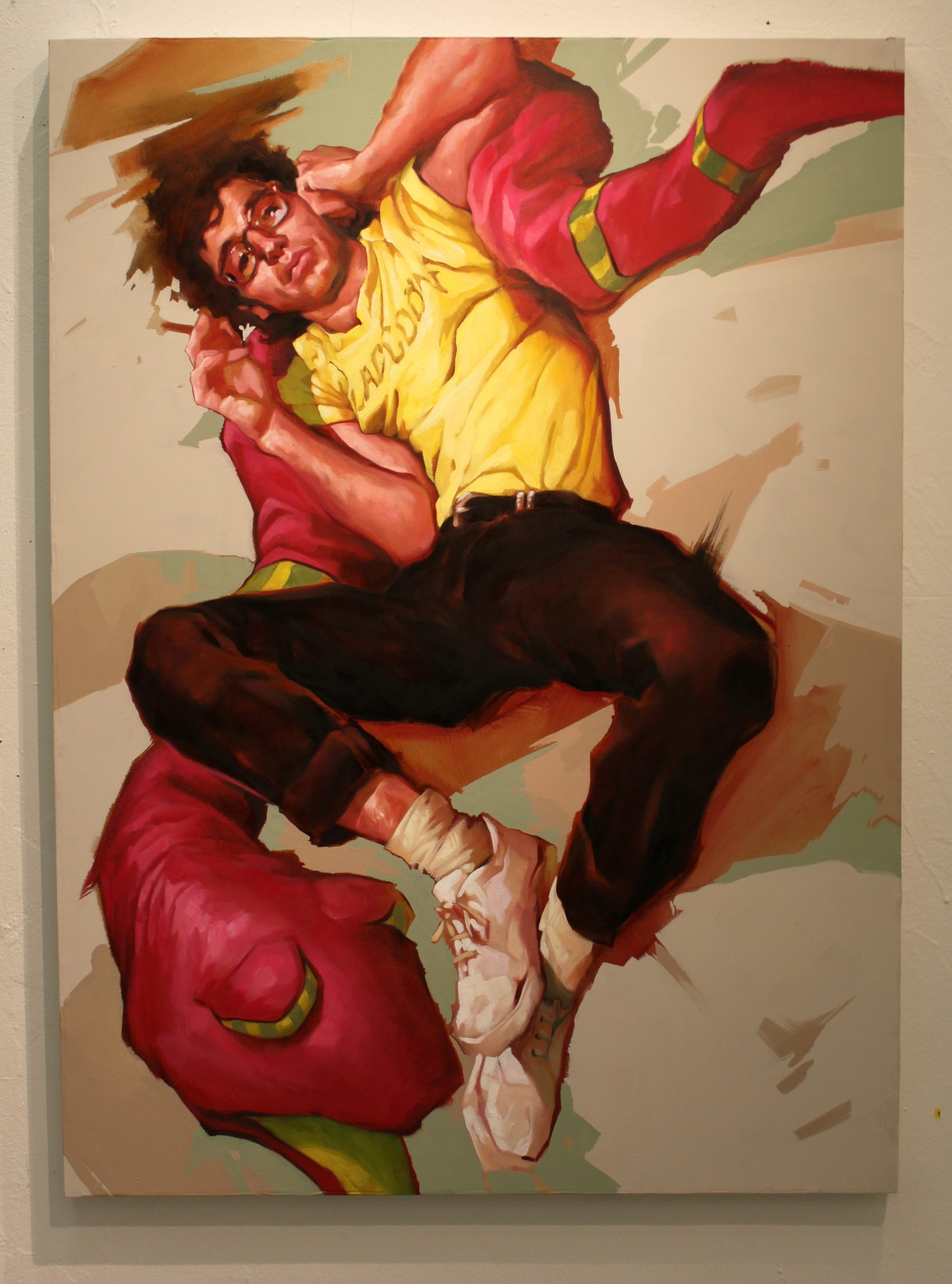 Laocoon, oil on canvas, 90x120cm, 2019