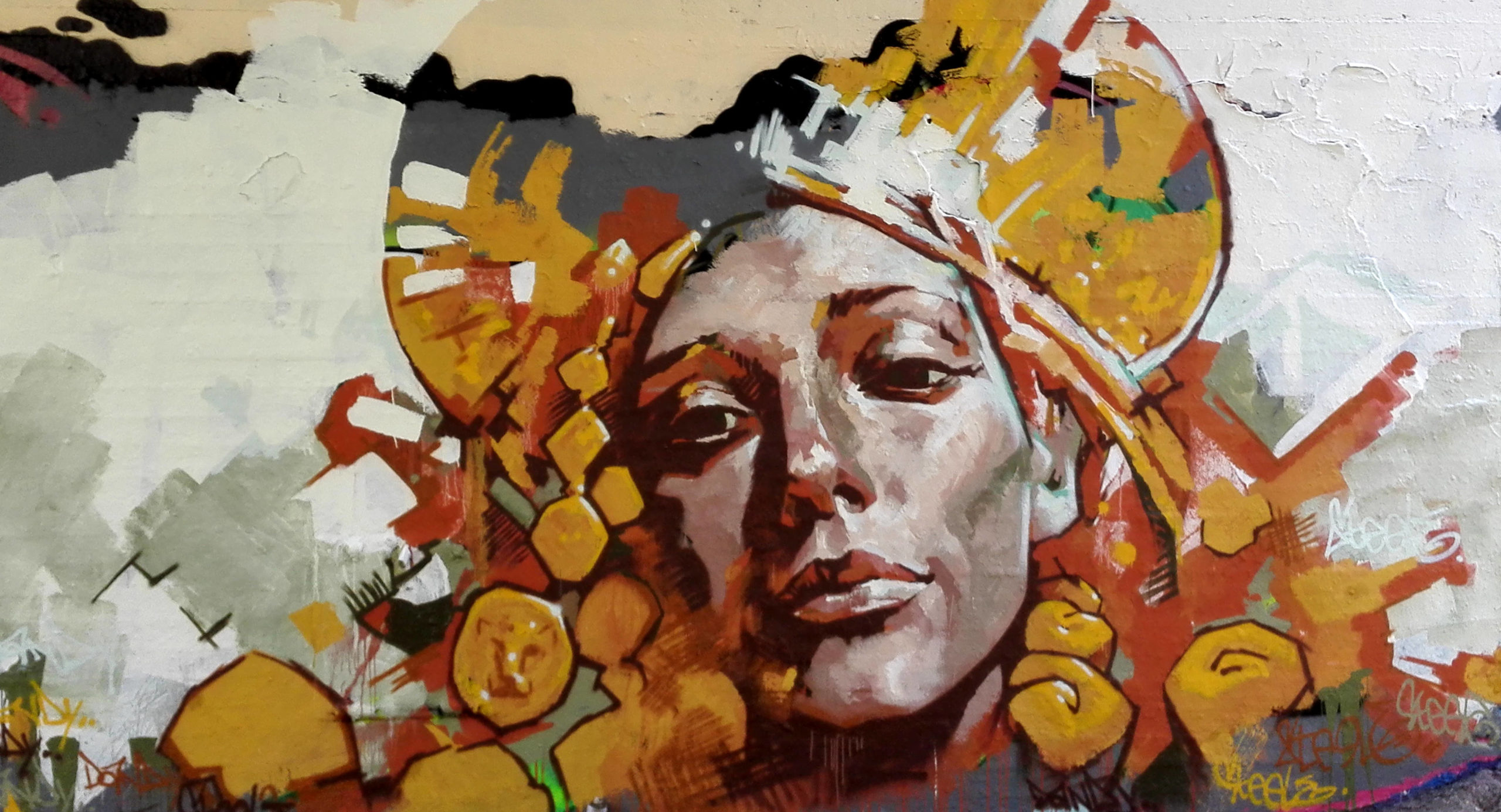 Siuntio-ratatunneli-2017, spraypaint&wallpaint