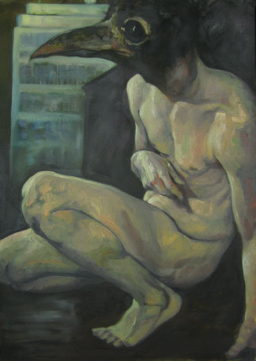 Something shiny, oil on canvas, 4ox60cm, 2011